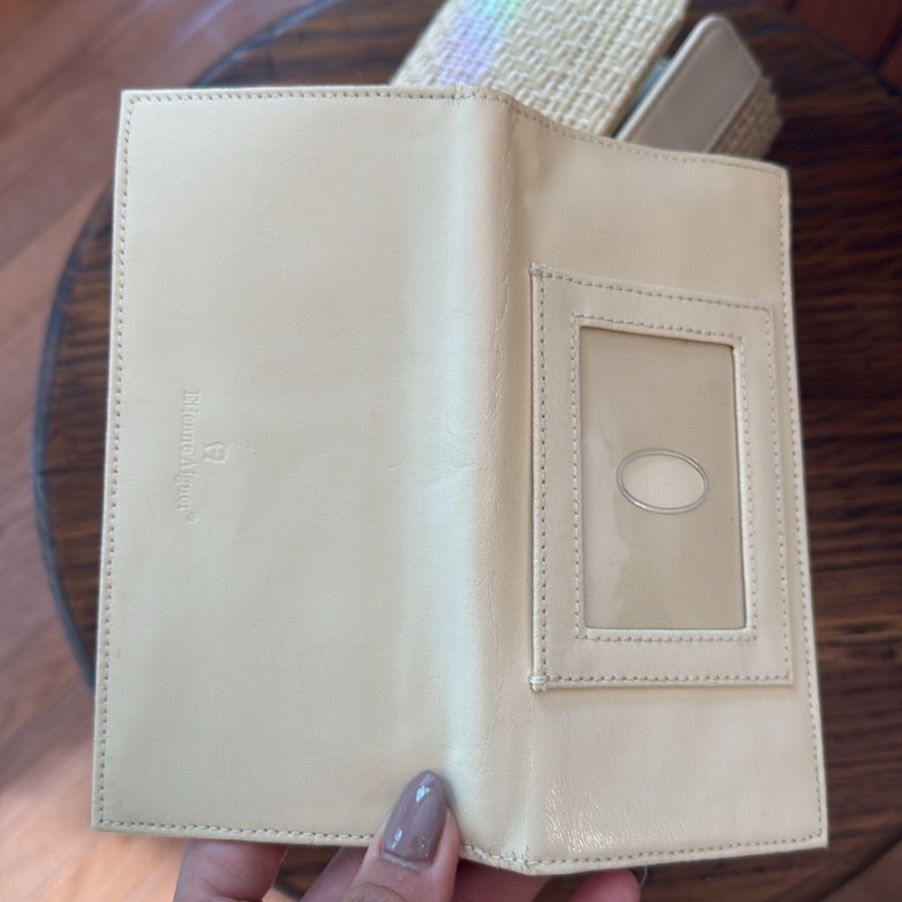 Etienne Aigner Woven Clutch New - Picture 6 of 9